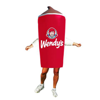 Wendy's Chocolate Frosty Costume with battery and blower