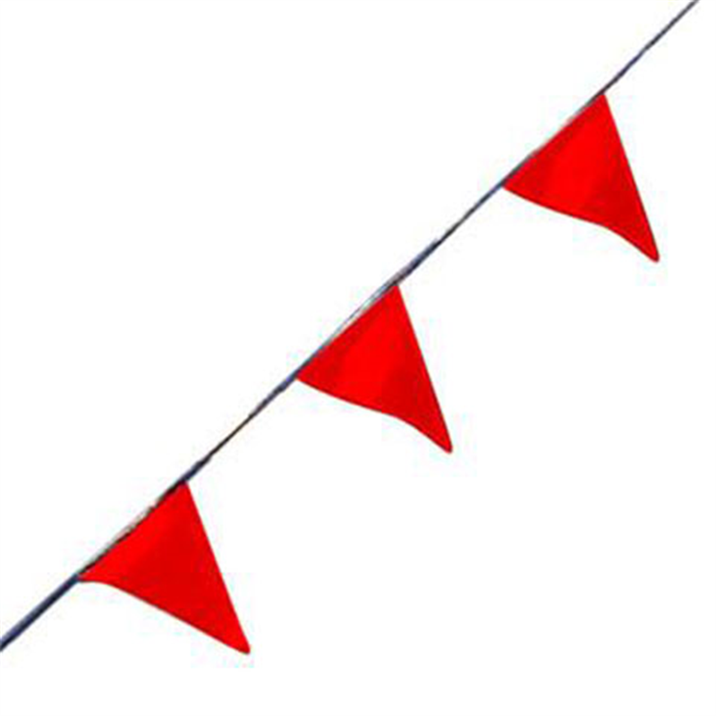 60' Mylar Red Fringe Pennant Strand for purchase