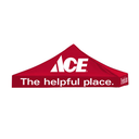 10x10 Ace Hardware Logo red Tent Topper