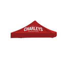 10x10 Charleys Philly Steaks red Logo Tent Topper