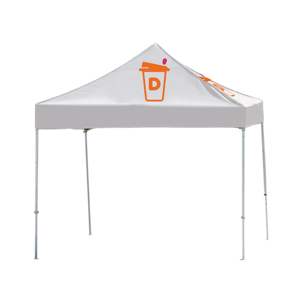 Dunkin 10'X10' Tent Top - Cream & Color Logo