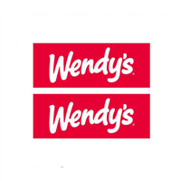 10x10 Wendy's Tent Logo red Sidewalls