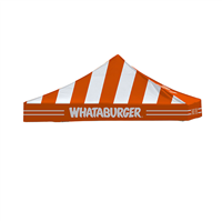 10'x10' Whataburger Orange Logo Tent Topper