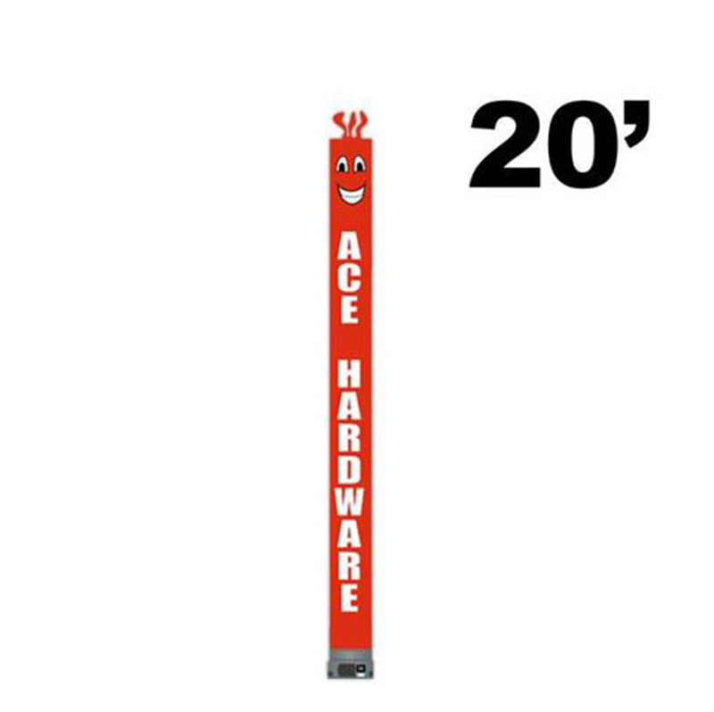 18' Ace Hardware red Logo Vertitube