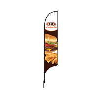 15' A&W Burgers & Fries  AdverSail Flag