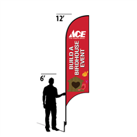 12' Ace Hardware Build a Birdhouse AdverSail Flag