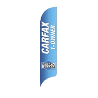 15' Carfax 1-Owner blue AdverSail Flag